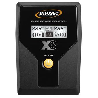 Ups Infosec X3 500 | Preto - 1