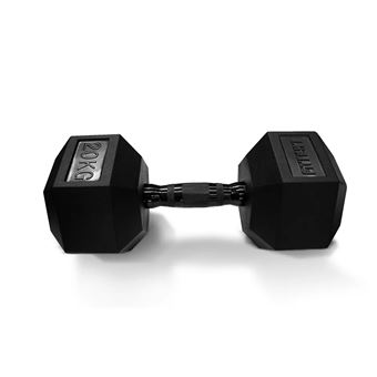 Haltere Hexagonal Fittest Equipment | 20kg - Preto - 1