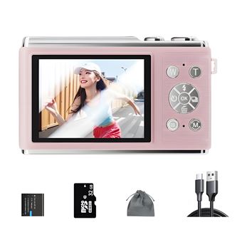 Câmara Digital SZSMART DC-X8 | Leve e Portátil | 32GB | Rosa - 1