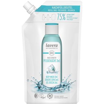 Gel de Banho Lavera Refill Bag basis sensitiv Body Wash 2in1 - 1