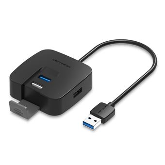 HUB USB Vention | 4 Portas USB 3.0 | 0,15 m - Preto