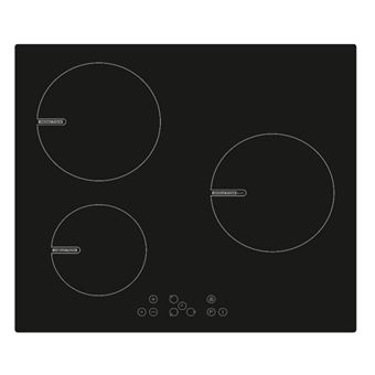 Placa de Indução Telefunken TK60I3Z1BT | Elétrica | 59 cm | 3 Zonas | Preto - 1