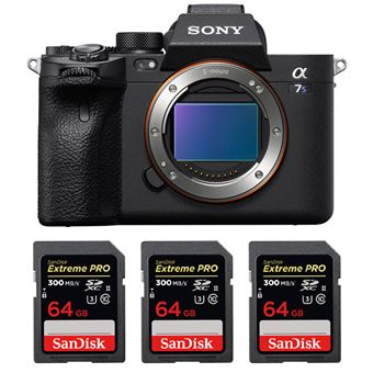 Sony Alpha a7S III Corpo + 3 SanDisk 64GB Extreme PRO UHS-II SDXC 300 MB/s + PDF 15 Técnicas para Melhorar as suas Fotografias - 1