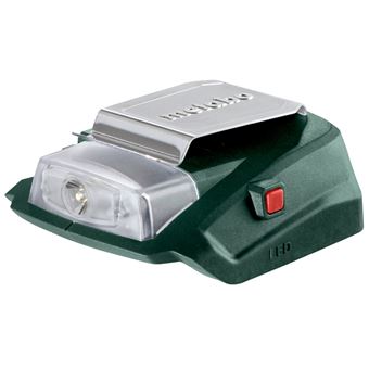 Carregador de Bateria Metabo PA 14.4-18 LED-USB | Verde, Vermelho, Prateado - 1