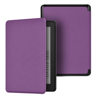 Capa FLOODKING para Amazon Kindle Paperwhite6 | Couro PU Magnético | Modo Automático | Proteção Total | Roxo - 1