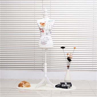Manequim Feminino de Costura HOMCOM Altura Ajustável a 130-168cm