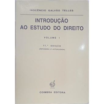 Introdução ao estudo do direito. [2 volumes] [10.ª a 11.ª edição]. - 1