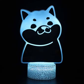 Lâmpada 3D HSMY | Infantil | Multicolorido com Controlo Remoto | Porco | 967 - 1