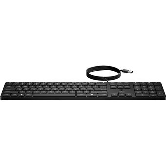 Teclado com Fios HP Teclado Desktop 320K com fios HP | Preto - 1