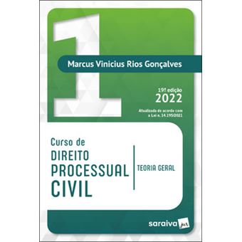 Curso De Direito Processual Civil Vol 1 - 19ª Edição 2022 - 1