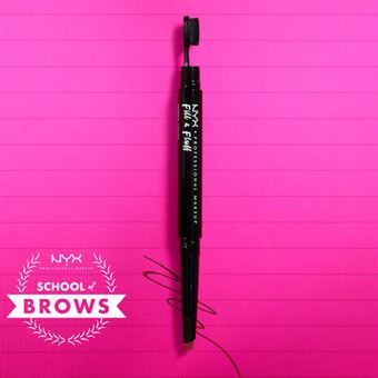 Lápis de Sobrancelha NYX PMU Fill & Fluff Eyebrow Pomade Pen - 1