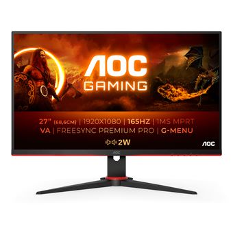 Monitor Gaming AOC 27G2SAE/BK | LED | FHD | 4 ms | 165 Hz | 27" | F - 1
