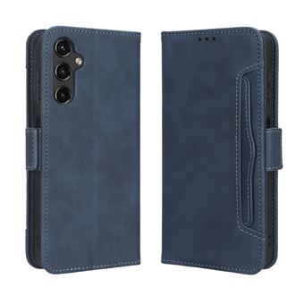 Capa FOXDOCK Protetora para Samsung Galaxy A14 5G | Suporte e Flip de couro PU | À Prova de Choque | Azul - 1