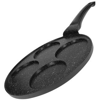 Frigideira para Panquecas Cheffinger para 4 Pessoas | 26 cm | Revestida em Mármore | Cabo Ergonômico - 1