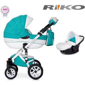 Carrinho Multifuncional Riko Brano Ecco + Carlo Malachite | Azul - 1