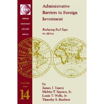 Administrative Barriers to Foreign Investment R - Paperback - 2000 - 1