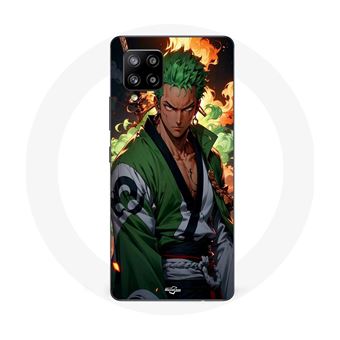 Capa Maniacase Para Samsung Galaxy A42 5G | One Piece Zoro Manga Anime 3D Art - 1