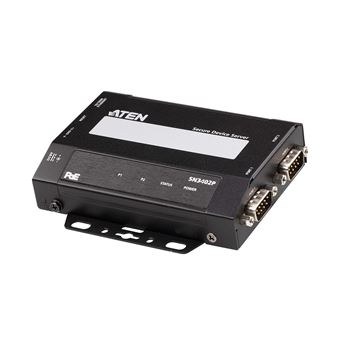 Servidor de Terminais ATEN 2-Port RS-232/422/485 Secure Device Server with PoE | Preto - 1