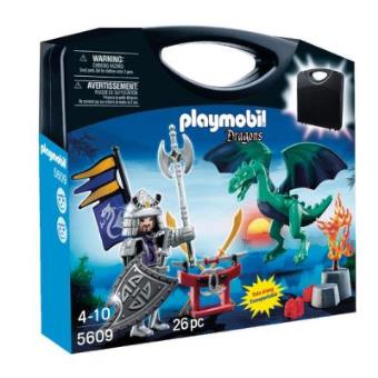 Playmobil Dragons 5609  Mala de  Cavaleiros Dragão Ásia - 1