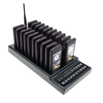 Sistema de Gerenciamento de Chamada PrimeMatik de Filas sem Fio com 20 Chaves e 20 Beepers - 1