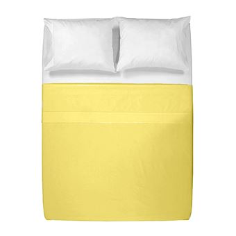 Lençol de cima HOGARMYCTEX | poliéster | algodão | 240x270cm | Amarelo - 1