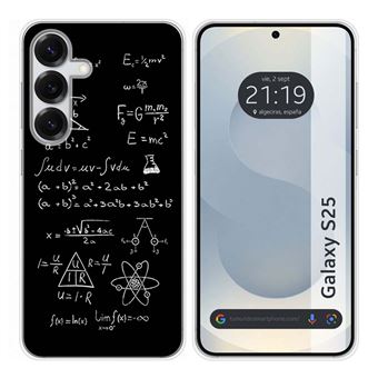 Capa TUMUNDOSMARTPHONE de silicone para Samsung Galaxy S25 5G Fórmulas de design Desenhos - 1