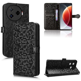 Capa FOXDOCK para Tecno Camon 30 Pro 5G/CL8 | Fecho Magnético | TPU Macio | Compartimentos para Cartões | Preto - 1