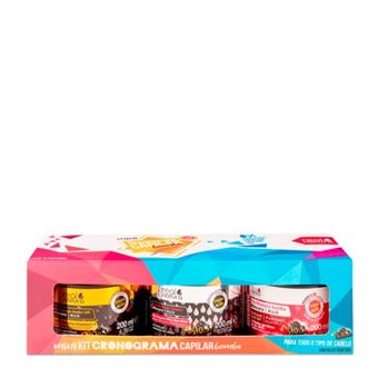 Kit Cronograma Capilar Real Natura Mini | 3x200ml - 1