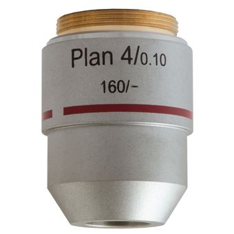 Objetiva Plan Acromática Levenhuk MED 4x - 1