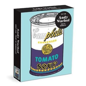 Andy Warhol Soup Can Paint By Number Kit by Galison - 1