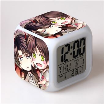 Despertador Infantil HSMY | LED | Multifuncional Colorido | Attack on Titan 27 - 1