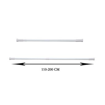 Varão de cortina de chuveiro BOD HOME | expansível | branco 110-200cm - 1