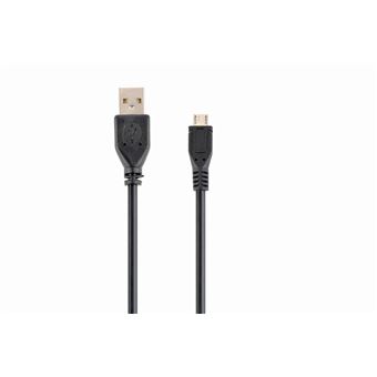 Cabo Usb Gembird USB 2.0/microUSB 2.0, 0.3m | Preto - 1