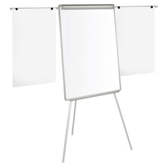 Quadro Bi-Office Branco Flip Chart Magnético | Tripé | Cavalete / Conferência | 70 x 100 cm - 1