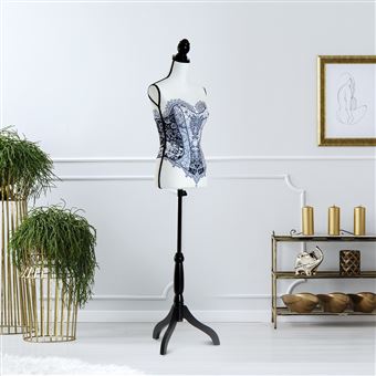 Manequim Feminino de Costura HOMCOM Altura Ajustável a 130-168cm