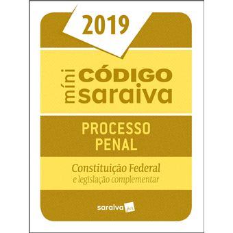 Míni Código Processo Penal E Constituição Federal- Códigos Saraiva - Míni - 1