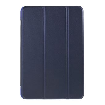 Capa Magunivers PU + TPU Pele Napa Azul Escuro para iPad Mini 4 - 1