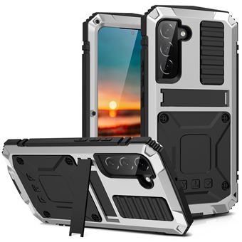 Capa magunivers e TPU + metal à prova de choque, à prova de poeira com muleta dinheiro para Samsung Galaxy S22 5G - 1