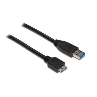 Cabo USB Alcasa USB 3.0 A/Micro B 3m Preto - 1