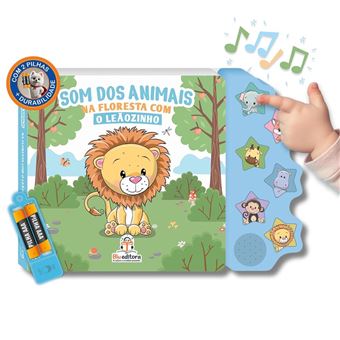 Som Dos Animais: Na Floresta Com O Leaozinho - Blu Editora - 1