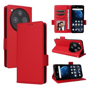 Capa FOXDOCK para ZTE Nubia P9 Pro 5G | Magnética | TPU | Suporte para Cartão | Vermelho - 1