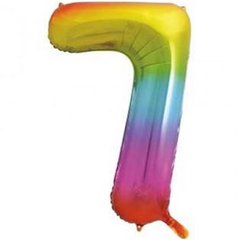 Balão Foil Arco-Íris Omnific | Nº 7 | 40cm - 16'' - 1