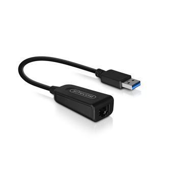 Cartão de Rede Sitecom LN-032 USB 3.0 to Gigabit Network Adapter | Preto - 1
