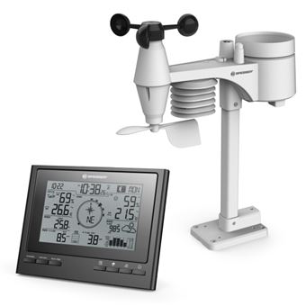 Estação Meteorológica Bresser ClimateScout RC 7 em 1 - Preto - 1
