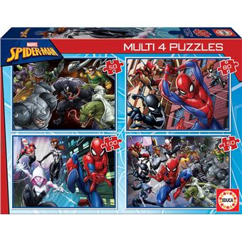 Puzzle Educa Progressivo Marvel Spider-Man 18102 | 50-80-100-150 Peças - 1
