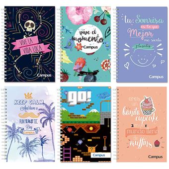 Caderno Plus | 140x210 | 80 g | 68 Folhas - Linhas - 1