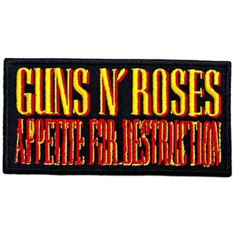 Emblema Rock Off Guns N Roses | Appetite For Destruction | Woven Patch - 1