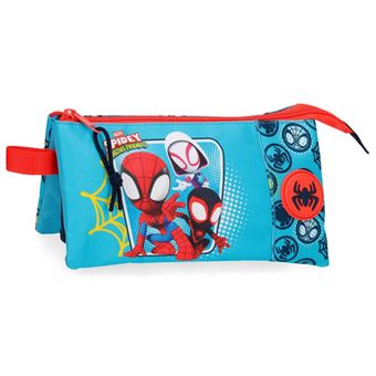 Estojo Escolar Marvel Spidey Team Up Ziper Duplo - 1