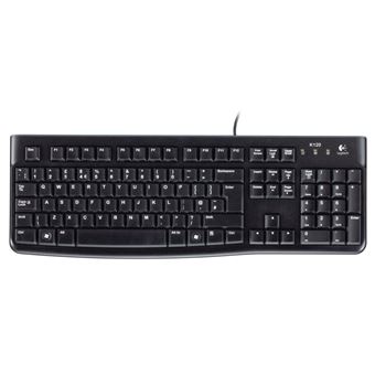 Teclado com Fios Logitech K120 | Idioma: Checo | Preto - 1