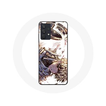 Capa Maniacase para Samsung Galaxy A32 5G do Anime com Genos e Sonic, o Foudroyant, de One Punch Man, Cartaz - 1